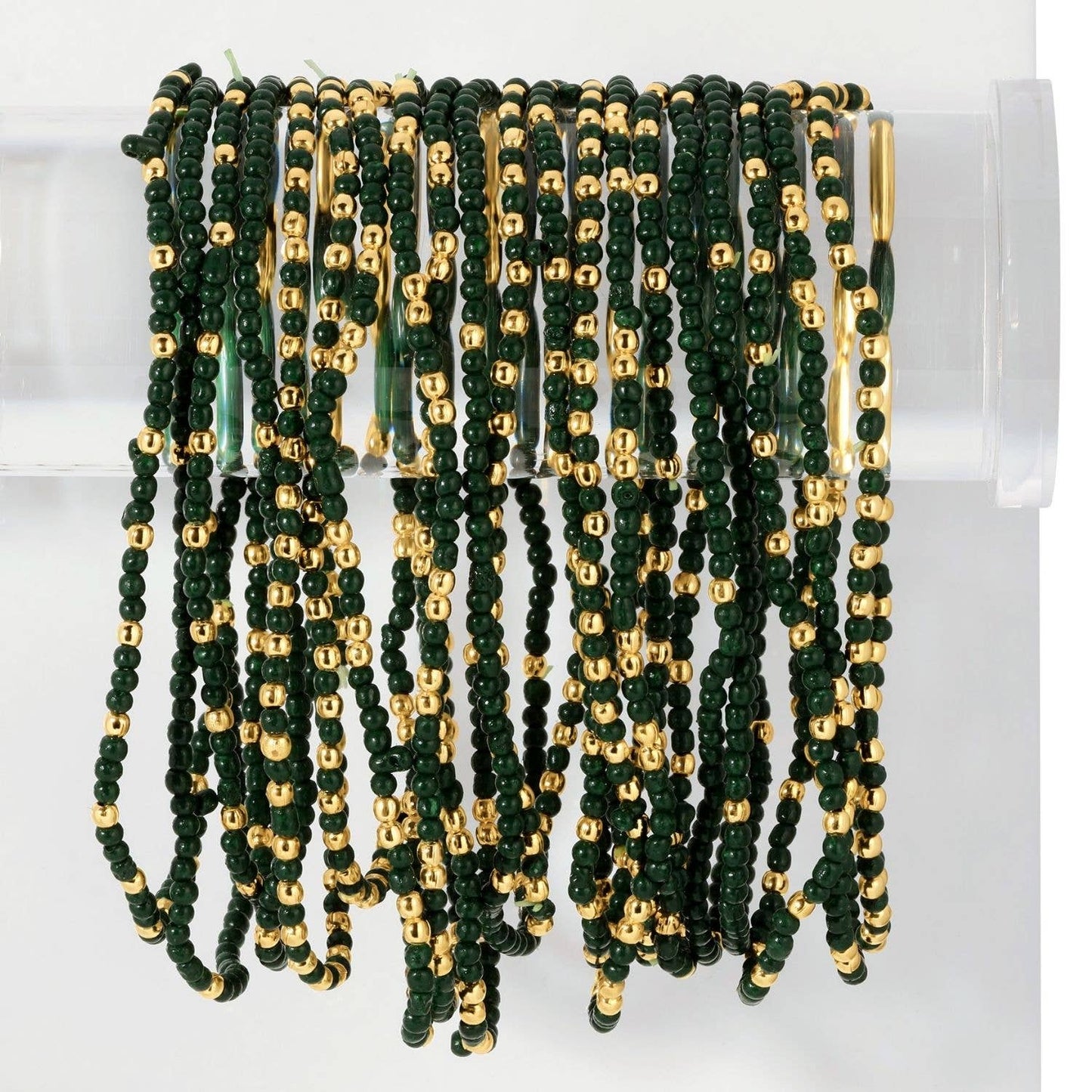 Splendid Iris - Stretch Seed Bead Solid Game Day Bracelets - 926 West