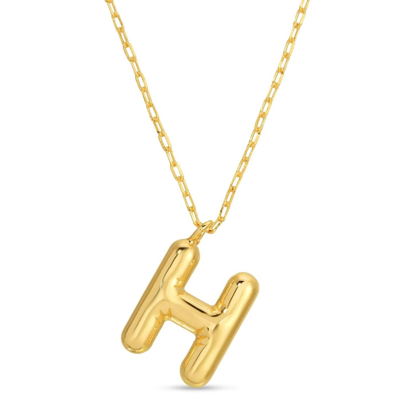 Splendid Iris - Large Balloon Initial Pendant - Assorted - 926 West