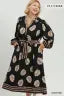 Umgee Plus Black Floral Dress