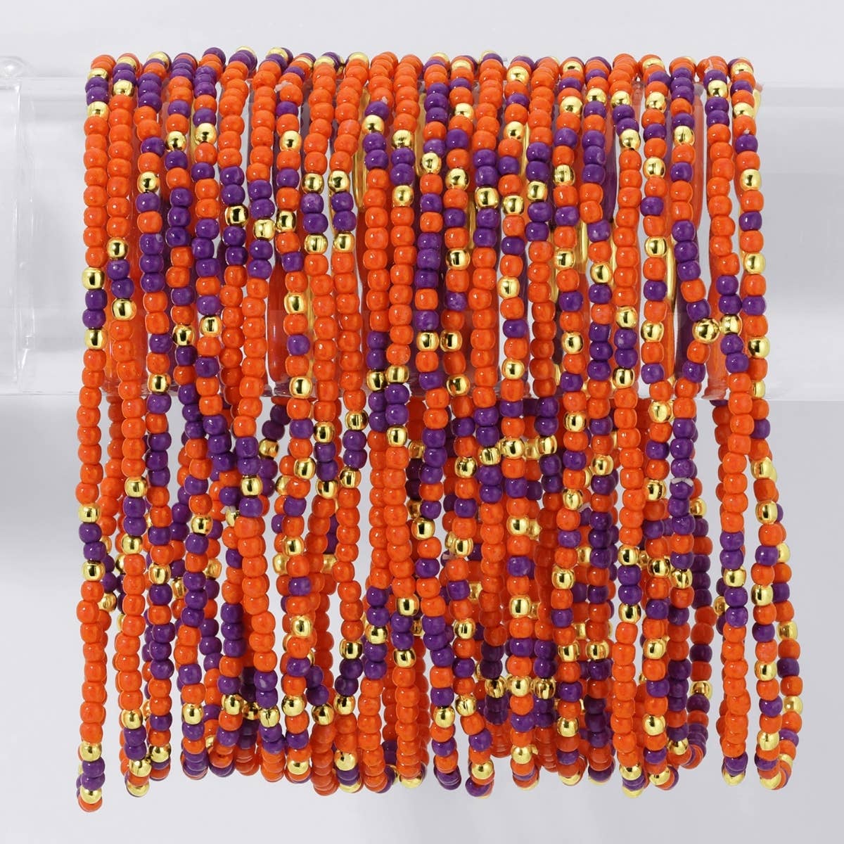 VR -Stretch Seed Bead GAME DAY Bracelets B14 - 926 West