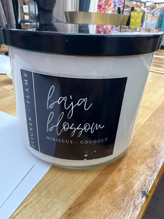 Flicker & Flame - BAJA BLOSSOM CANDLE 926 West
