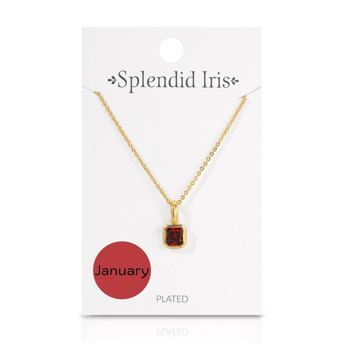 Assorted Birthstone Solitaire Necklaces
