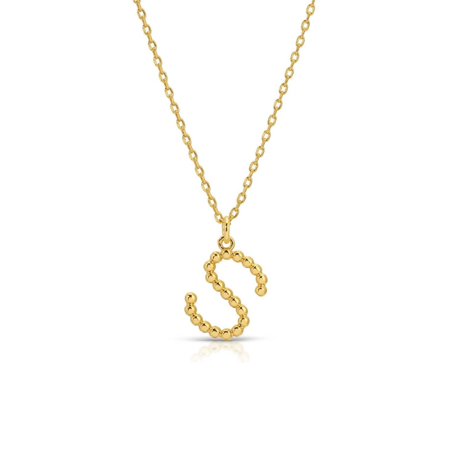 Splendid Iris - Delicate Initial Pendant - Assorted - 926 West