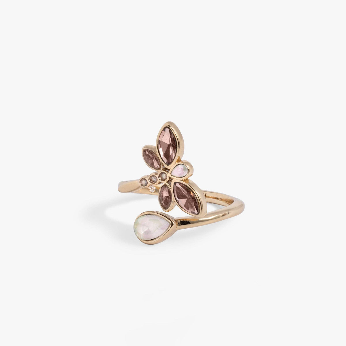 Alex & Ani Crystal Dragonfly Ring