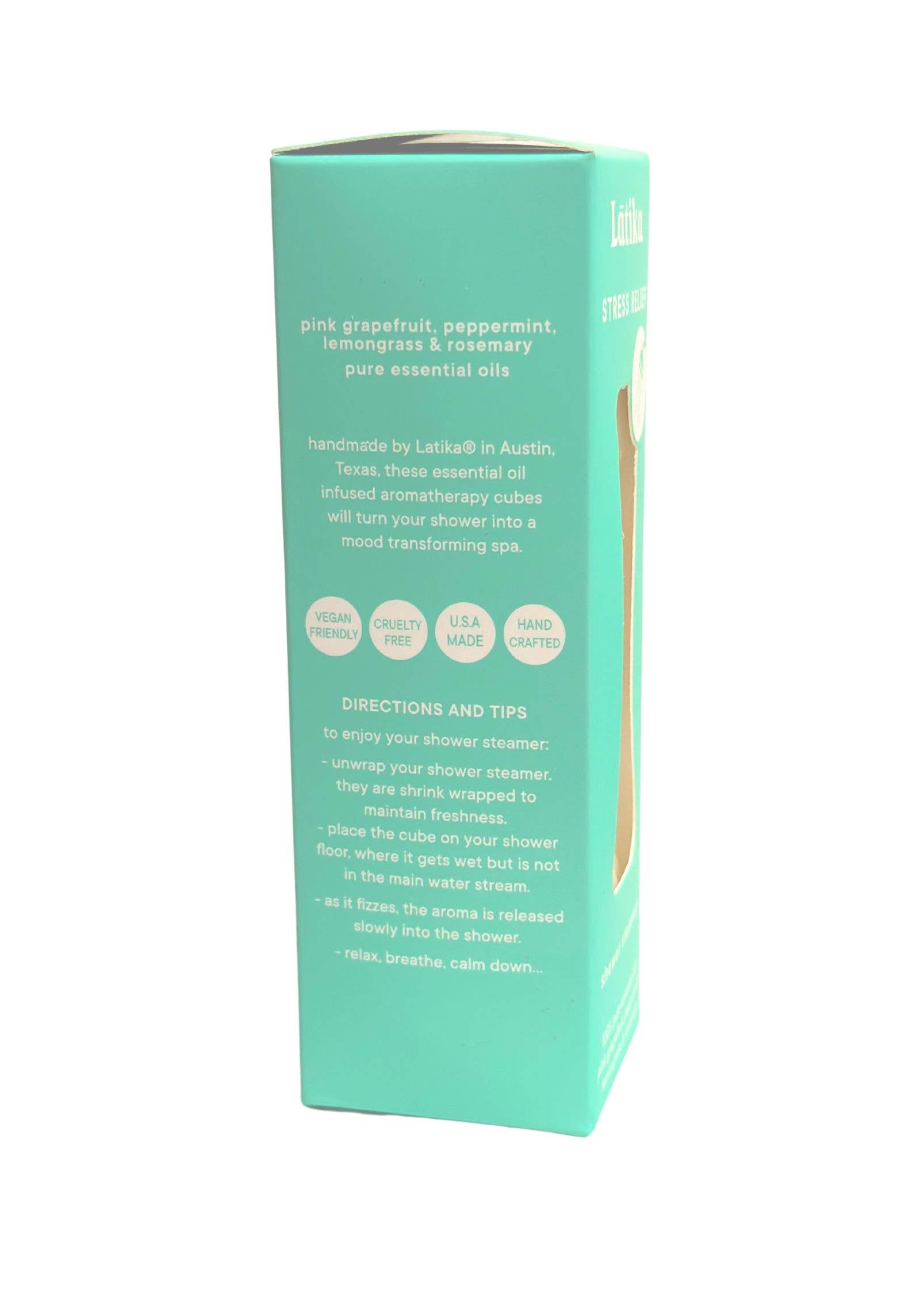 Shower Steamer 🟦 Stress Relief- Essential oils Latika Beauty