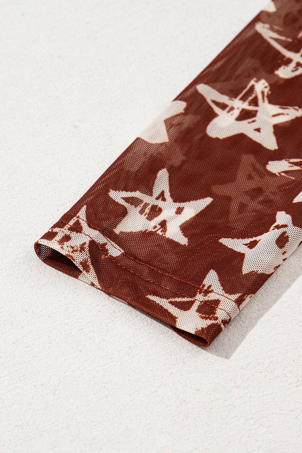 Star Mesh Long Sleeve Top LALA LOO