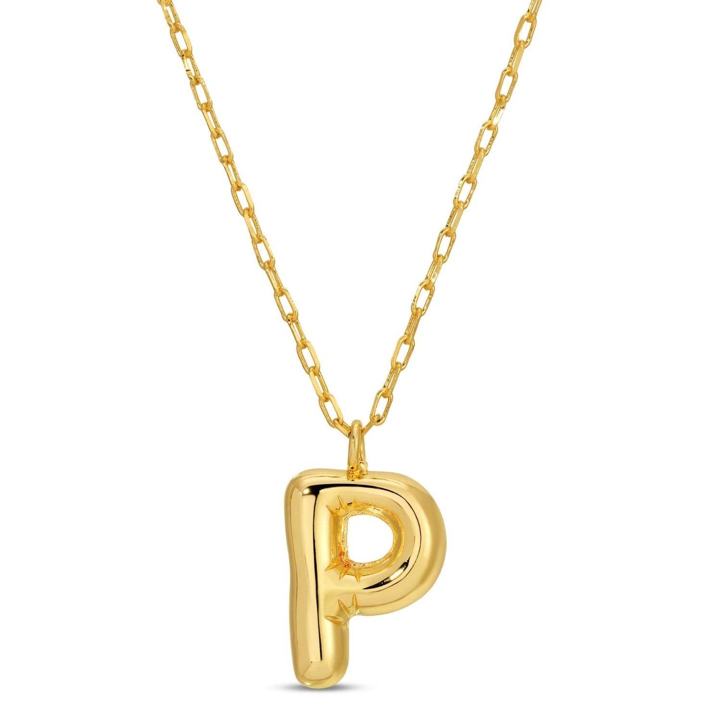 Splendid Iris - Large Balloon Initial Pendant - Assorted - 926 West