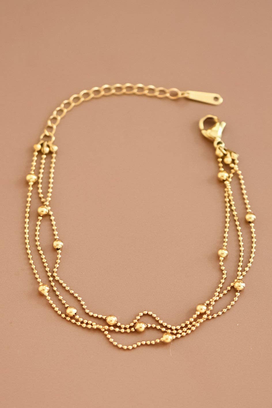 18K Gold Plated Waterproof Stainless Steel Chain Bracelet - 926 West