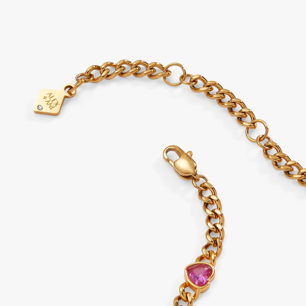 Alex & Ani Heart Curb Chain Bracelet