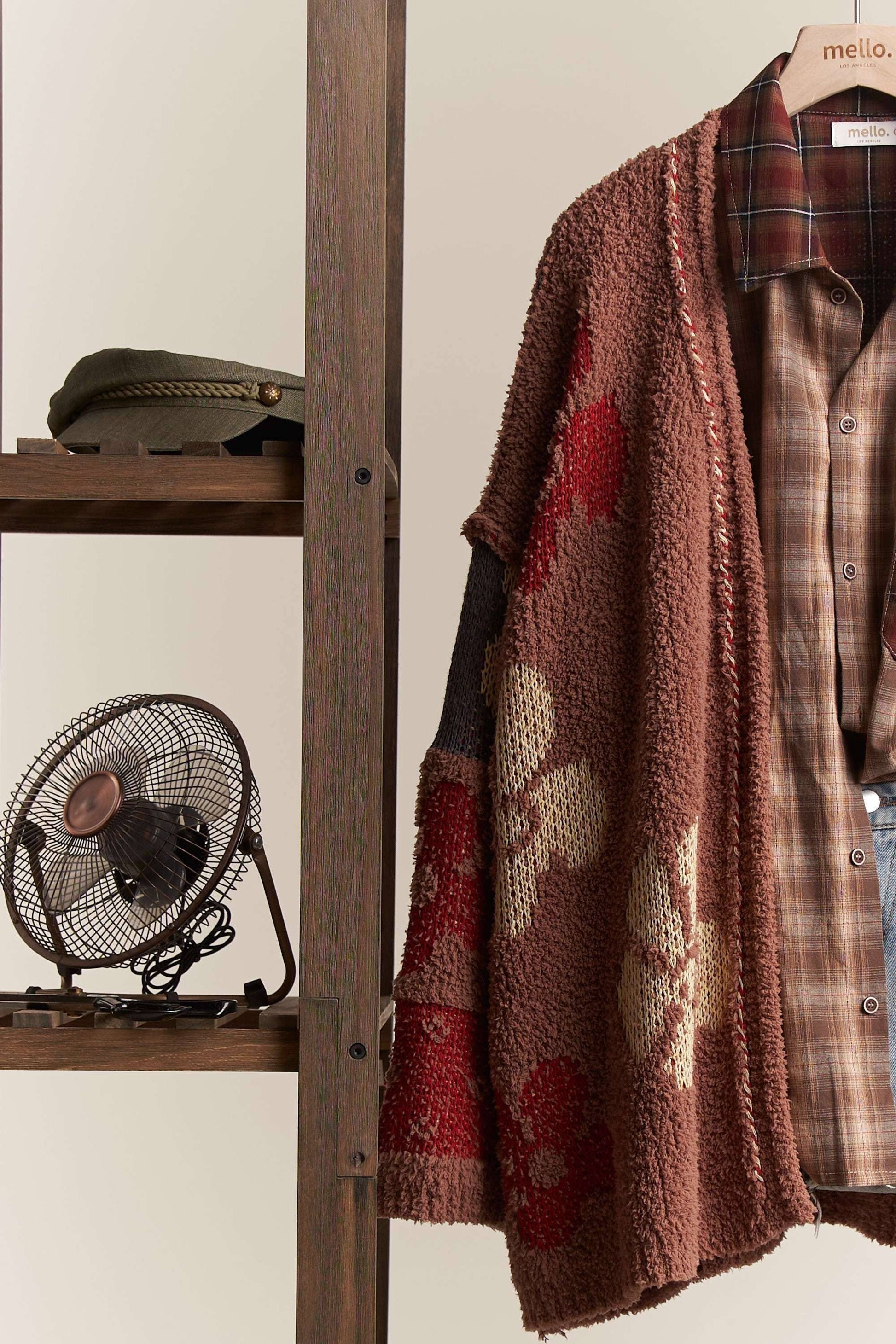 Daisy Oversize Terry Knit Cardigan Mello.