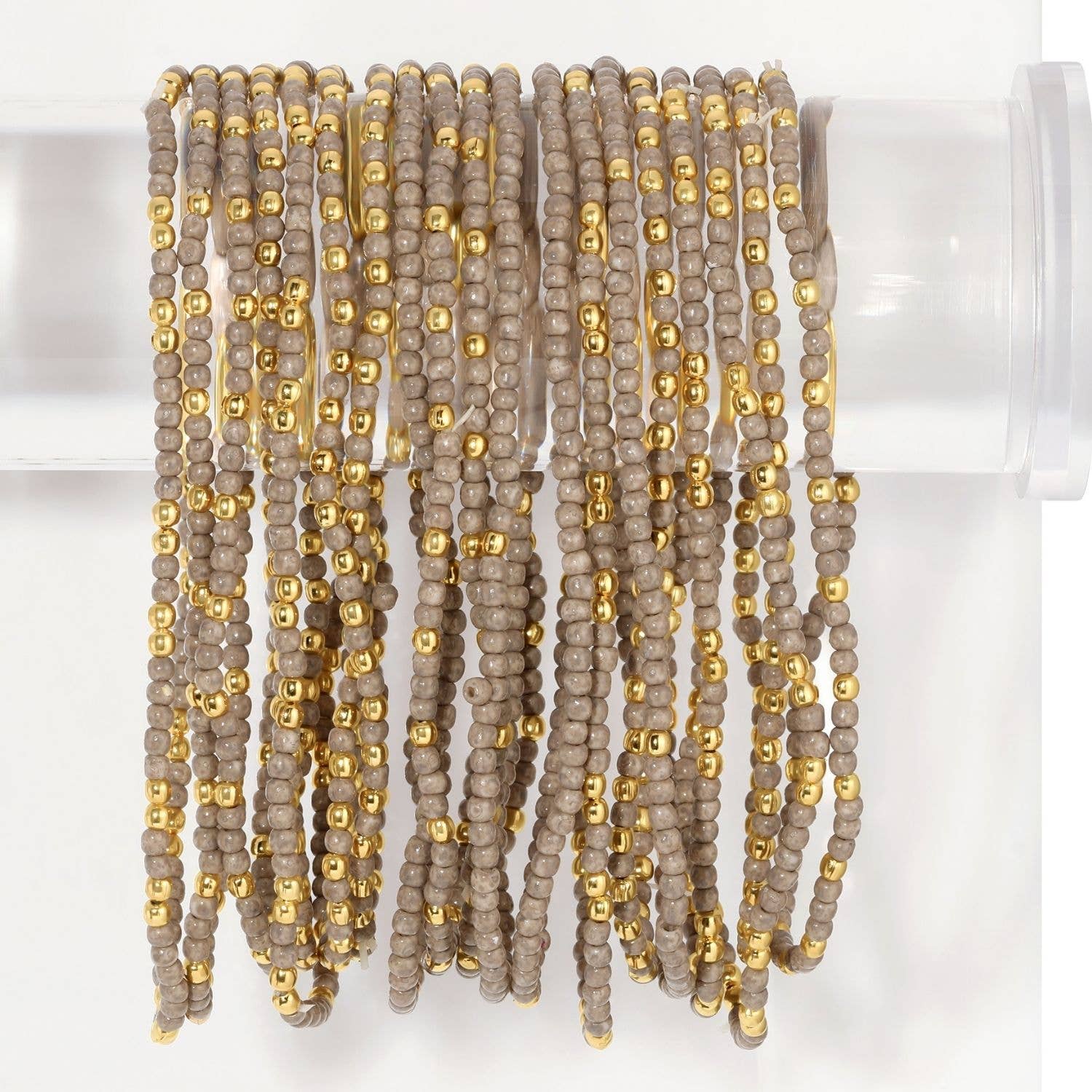 Splendid Iris - Stretch Seed Bead Solid Game Day Bracelets - 926 West