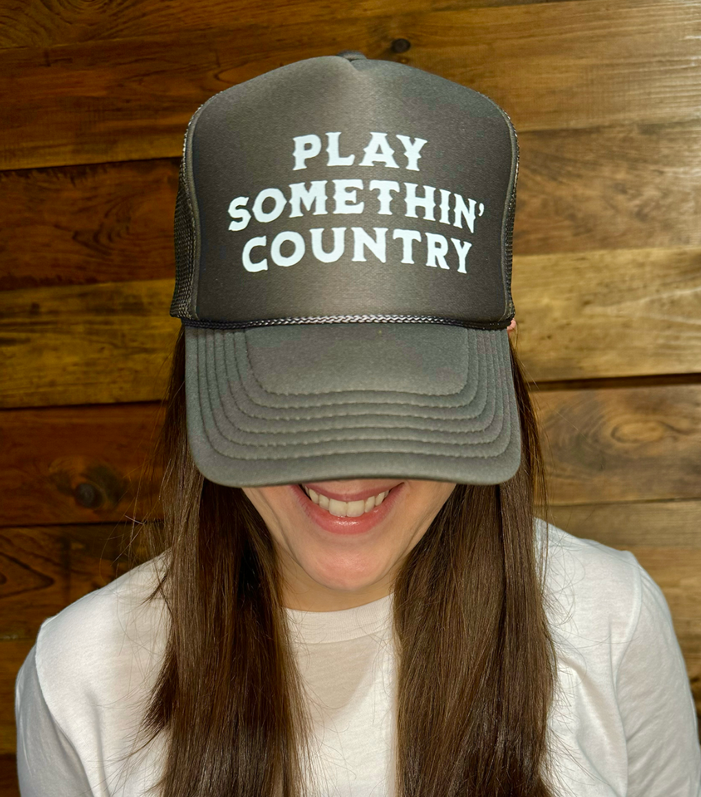 Play Somethin' Country Trucker Hat SOUTHERN FRIED DESIGN BARN