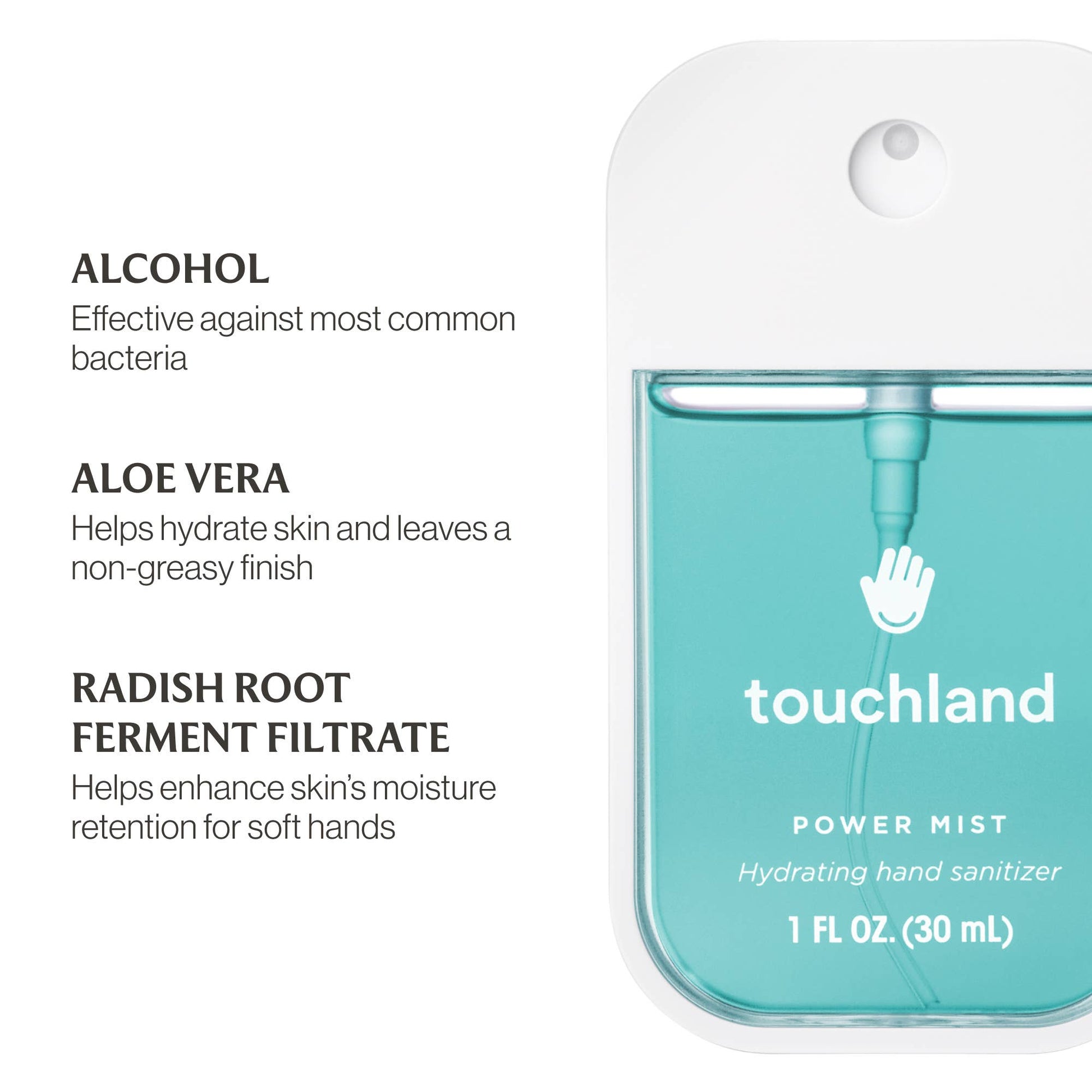 Touchland - Blue Sandalwood Power Mist Hydrating Hand Sanitizer - 926 West