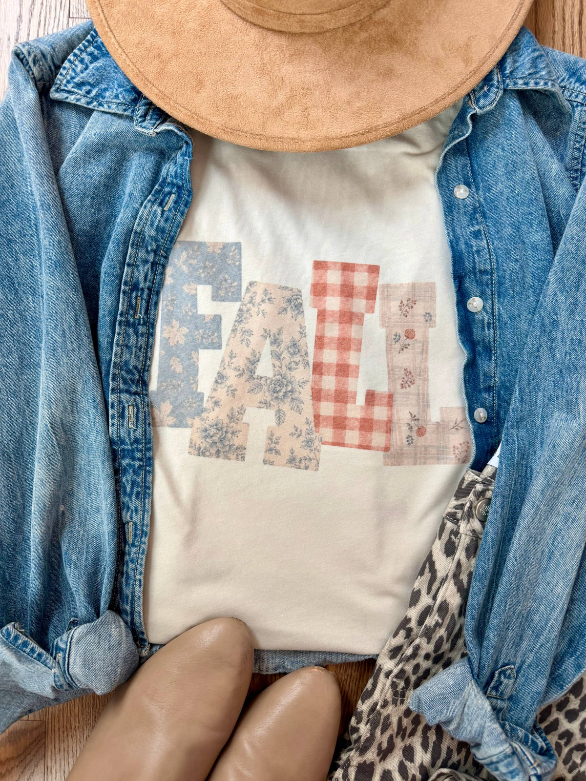 Plaid Fall Graphic Tee