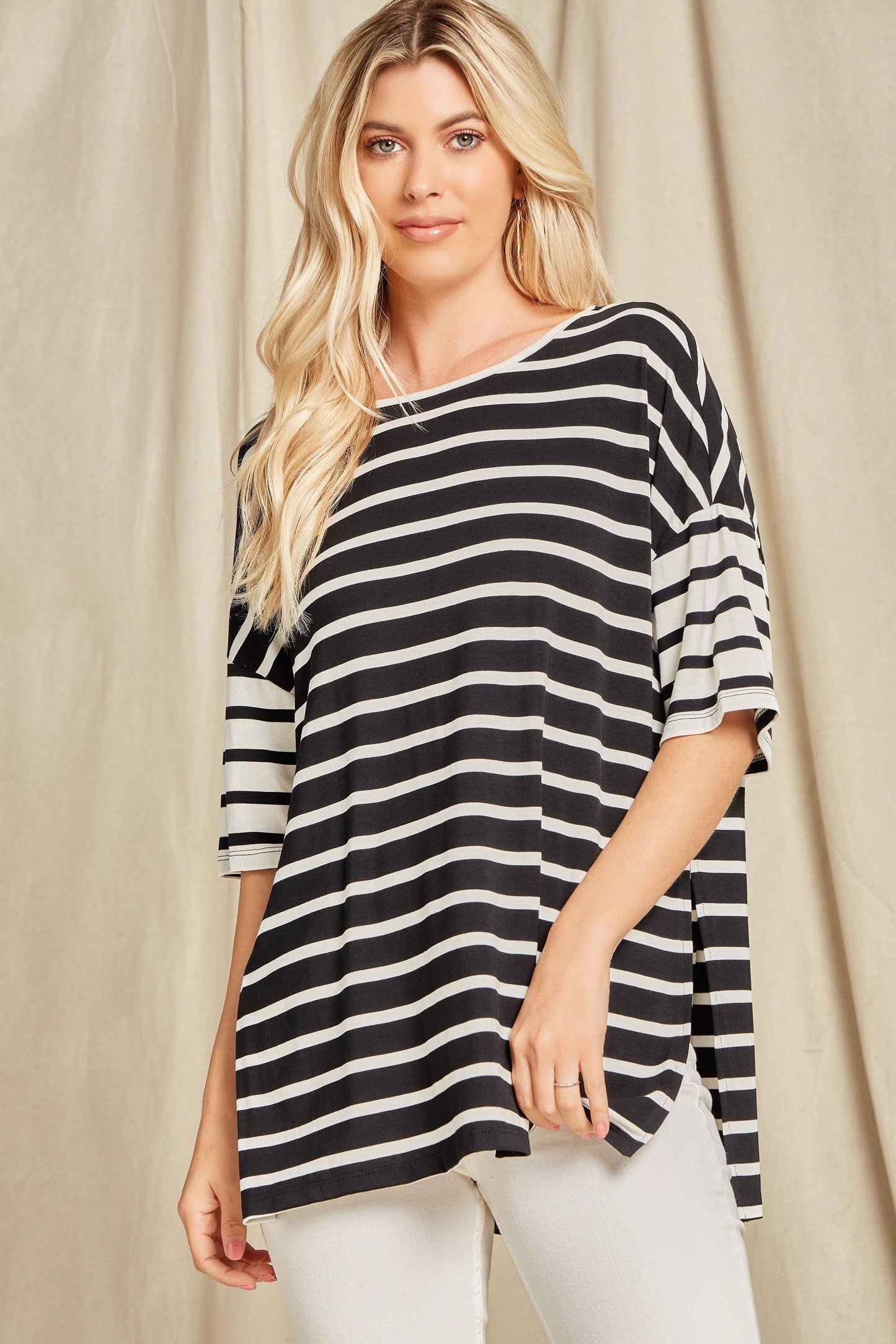 Beeson River - Stripe T Shirt Top