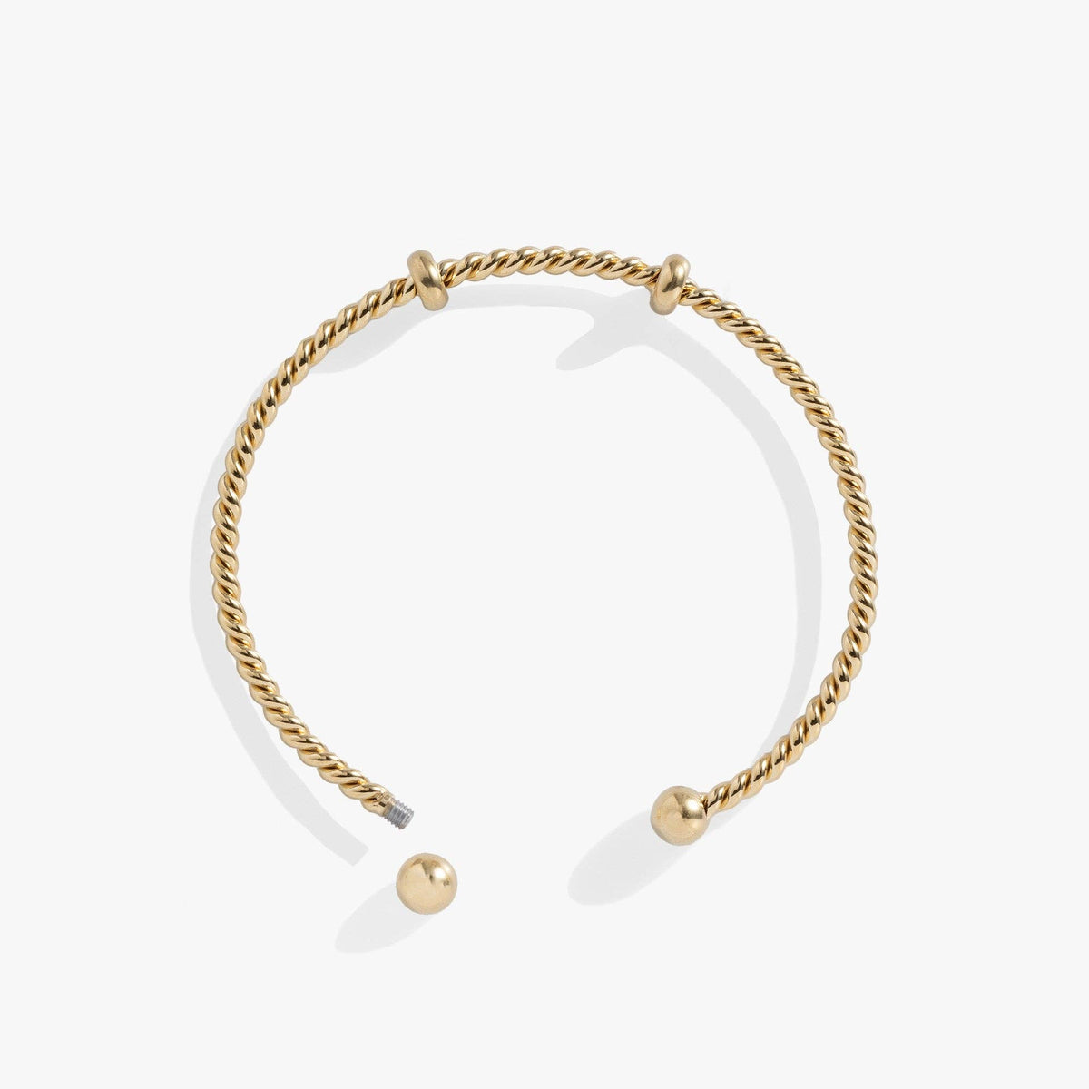 Alex & Ani French Rope Charm Bracelet Cuff