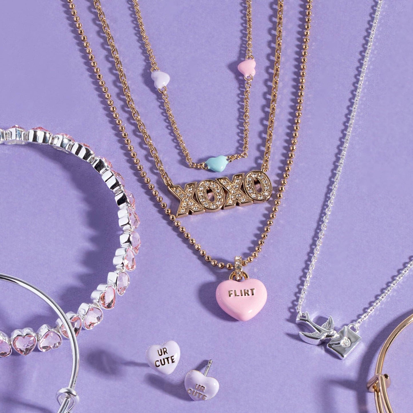 ALEX + ANI - Sweethearts® 'UR Cute' Stud Earrings