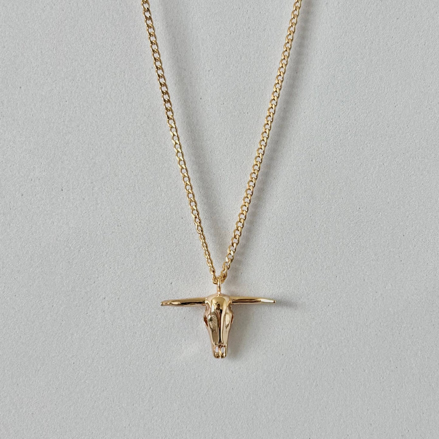 Buffalo Skull Pendant Necklace | Cowgirl Charm Jewelry