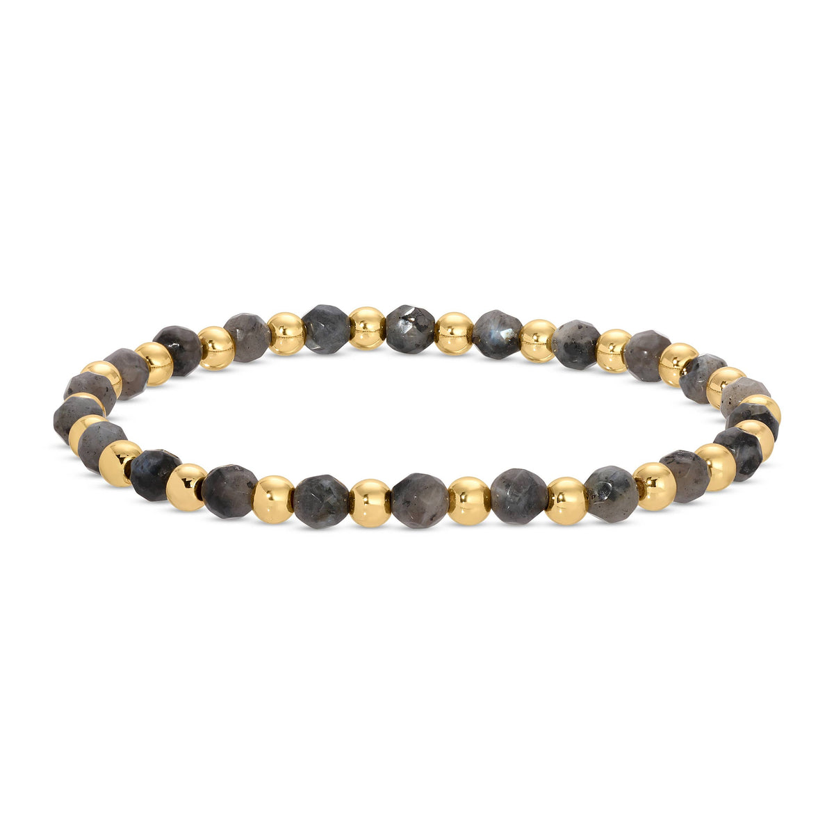 Splendid Iris Stretch Stone & Bead Bracelets - B3296