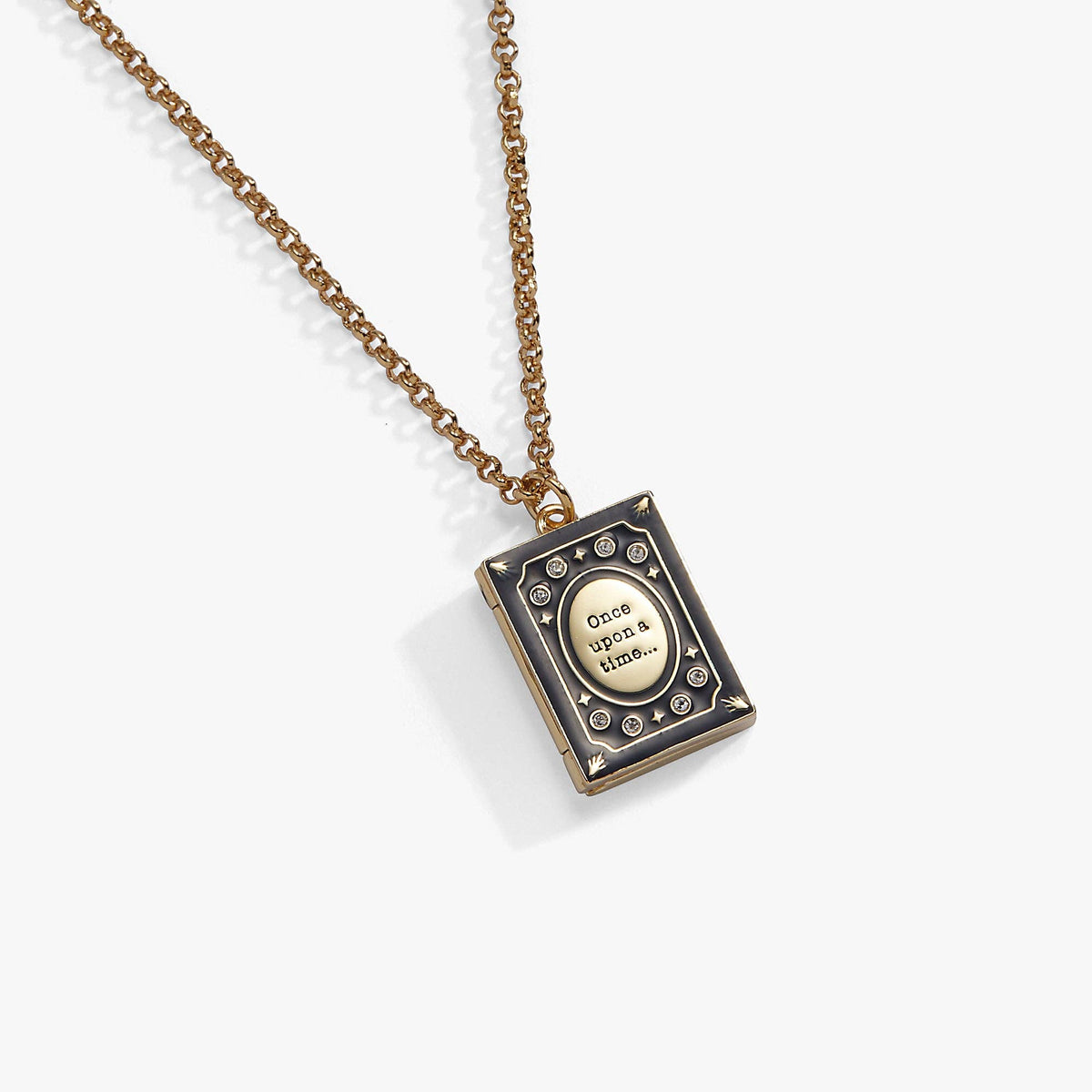 Alex & Ani 'A Reader Lives A Thousand Lives' Book Club Locket Pendant