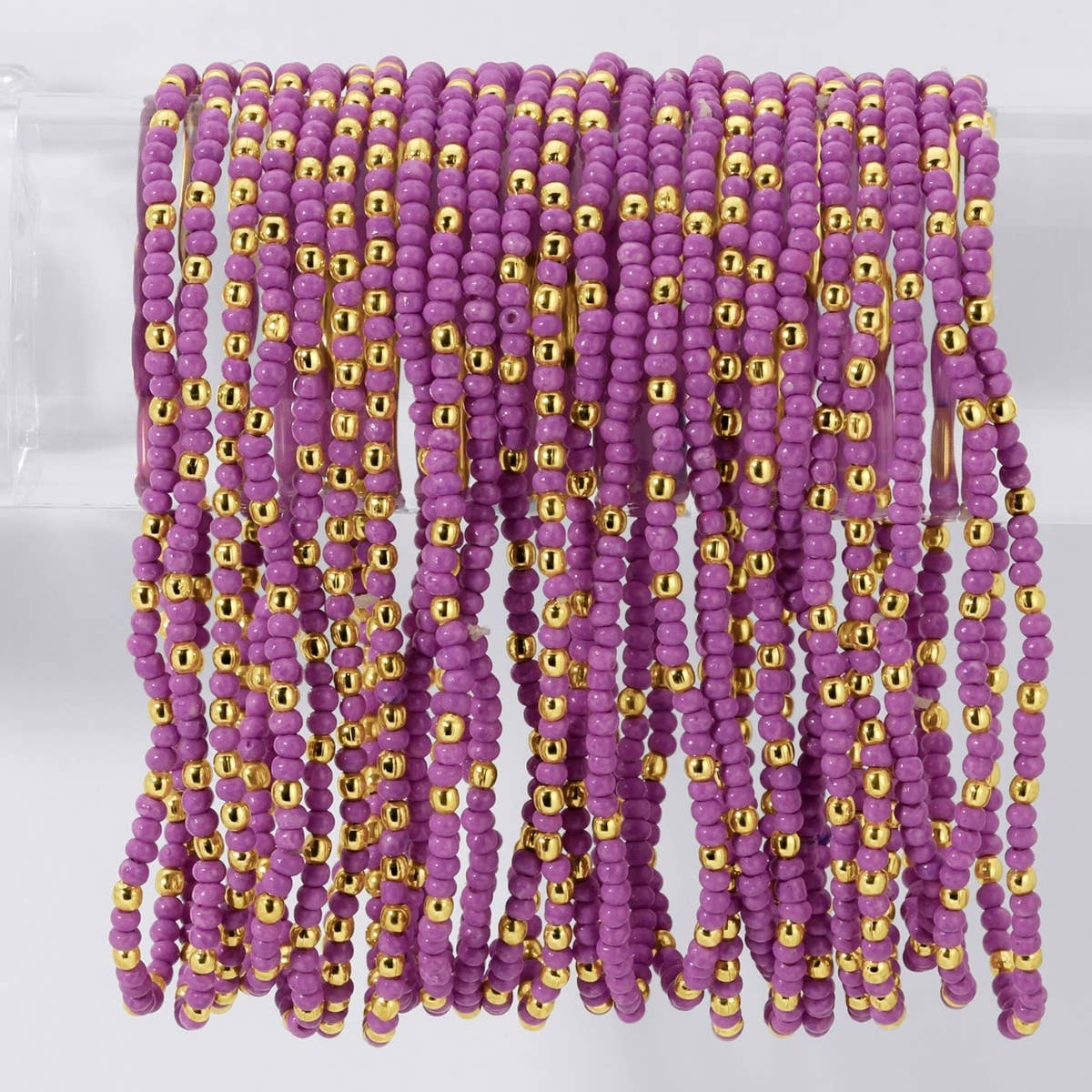 SPLENDID IRIS - Solid Color 2mm Seed Bead Bracelets - 926 West