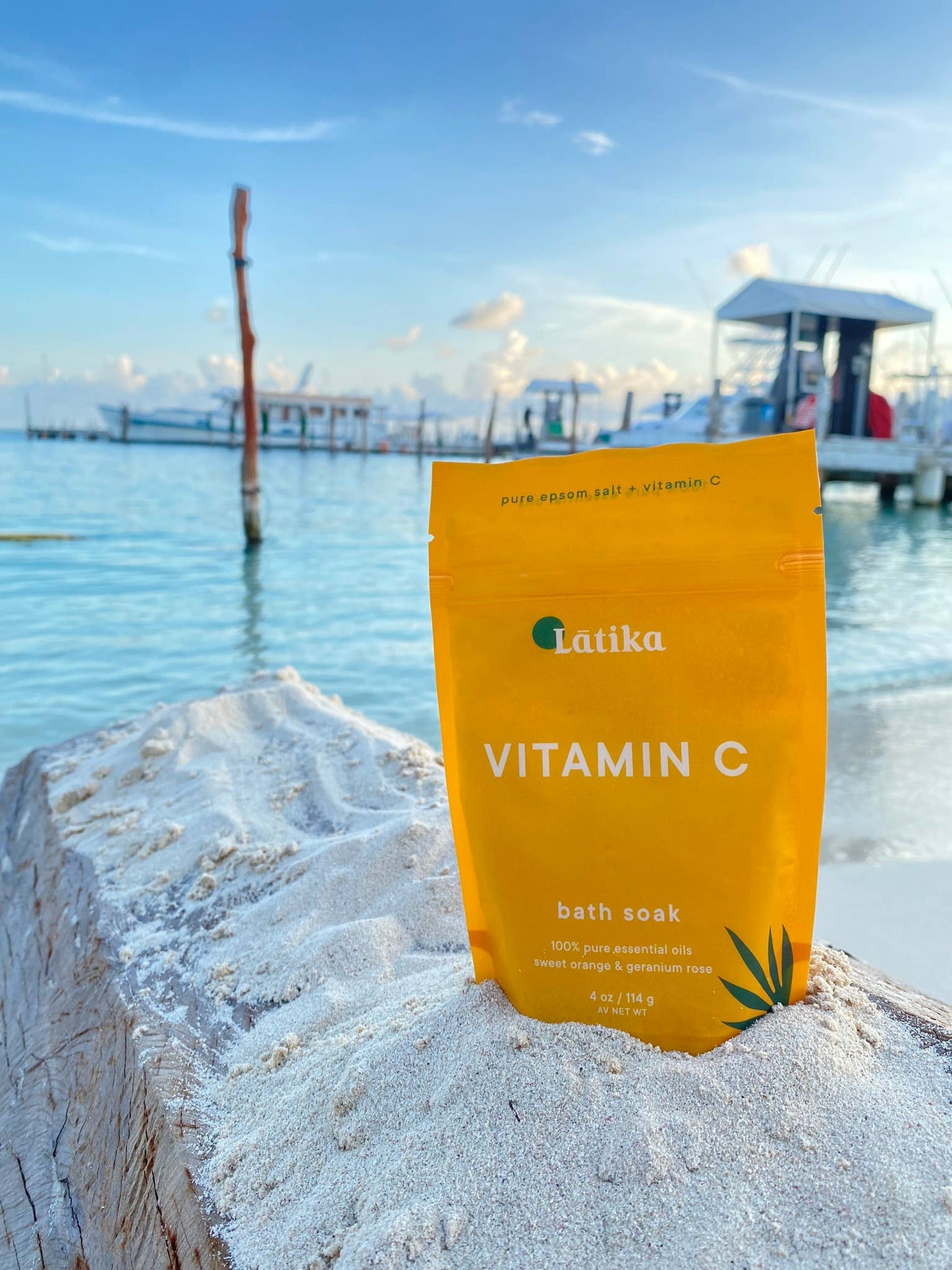 Vitamin C 🟡 Epsom Bath Soak Latika Beauty