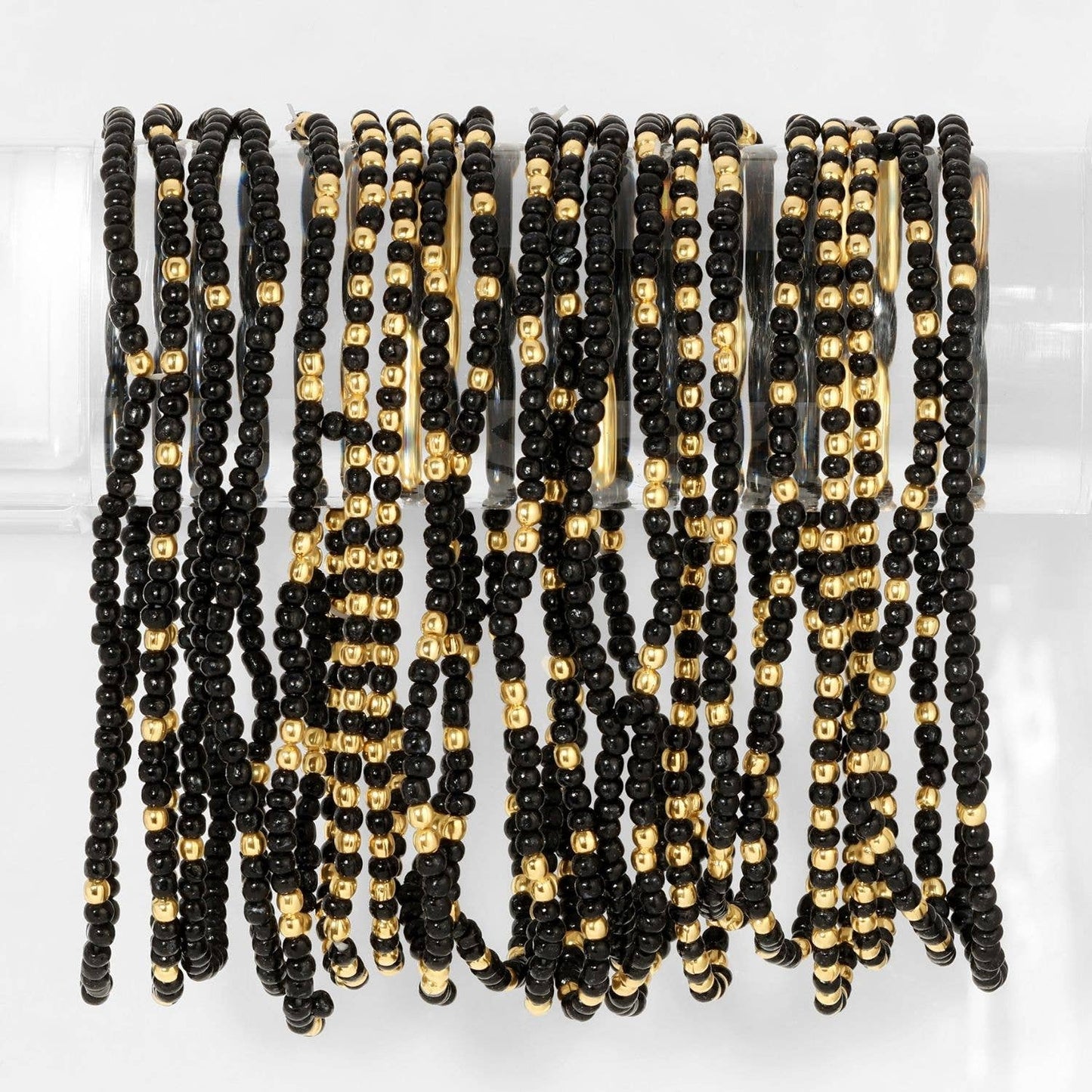 Splendid Iris - Stretch Seed Bead Solid Game Day Bracelets - 926 West