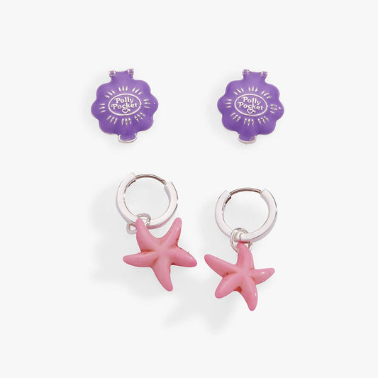 ALEX + ANI - Polly Pocket™ Limited Edition Pool Party Earring Set of 2