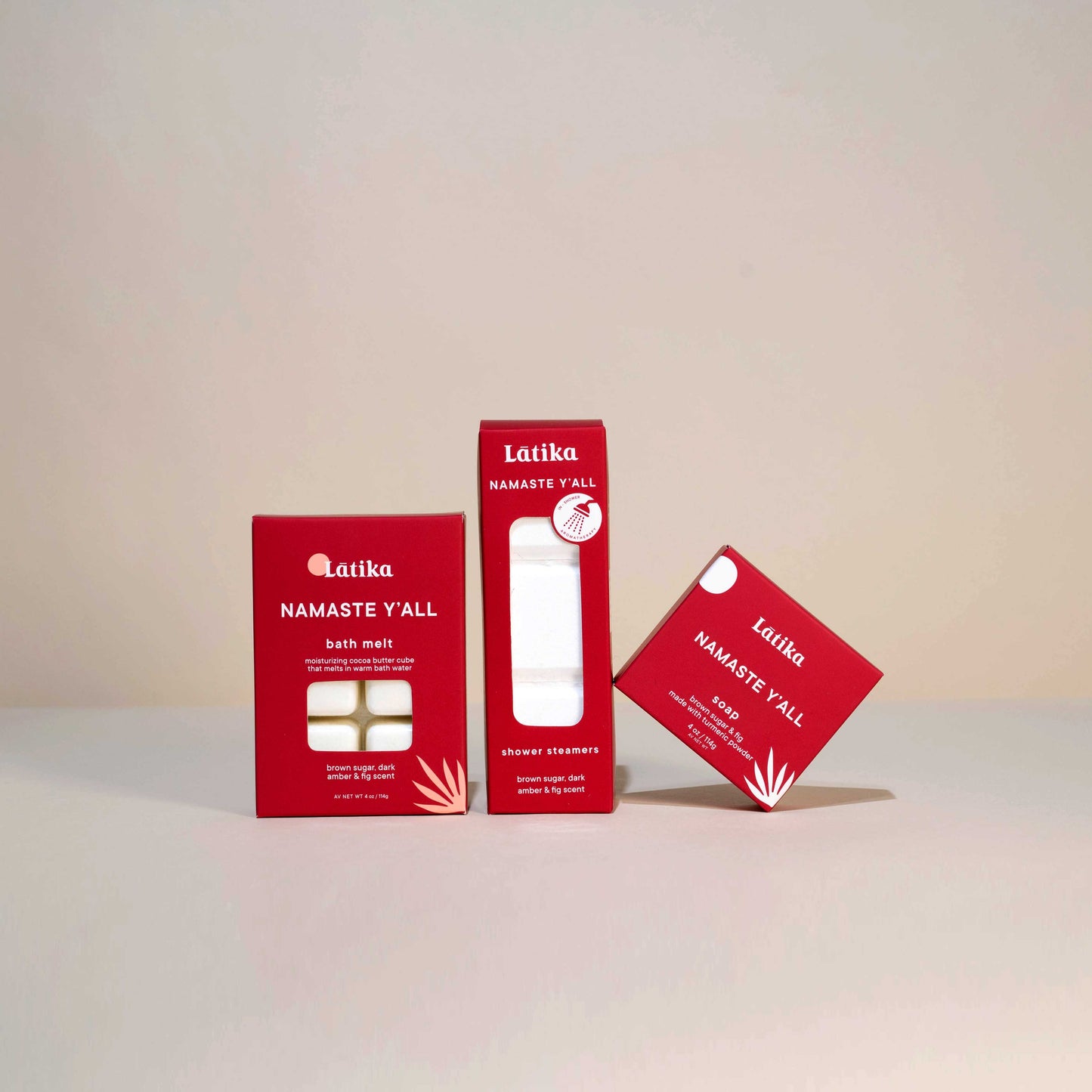 🌻Namaste Y'all - Solid lotion, Massage bar, bath melt 💗red Latika Beauty