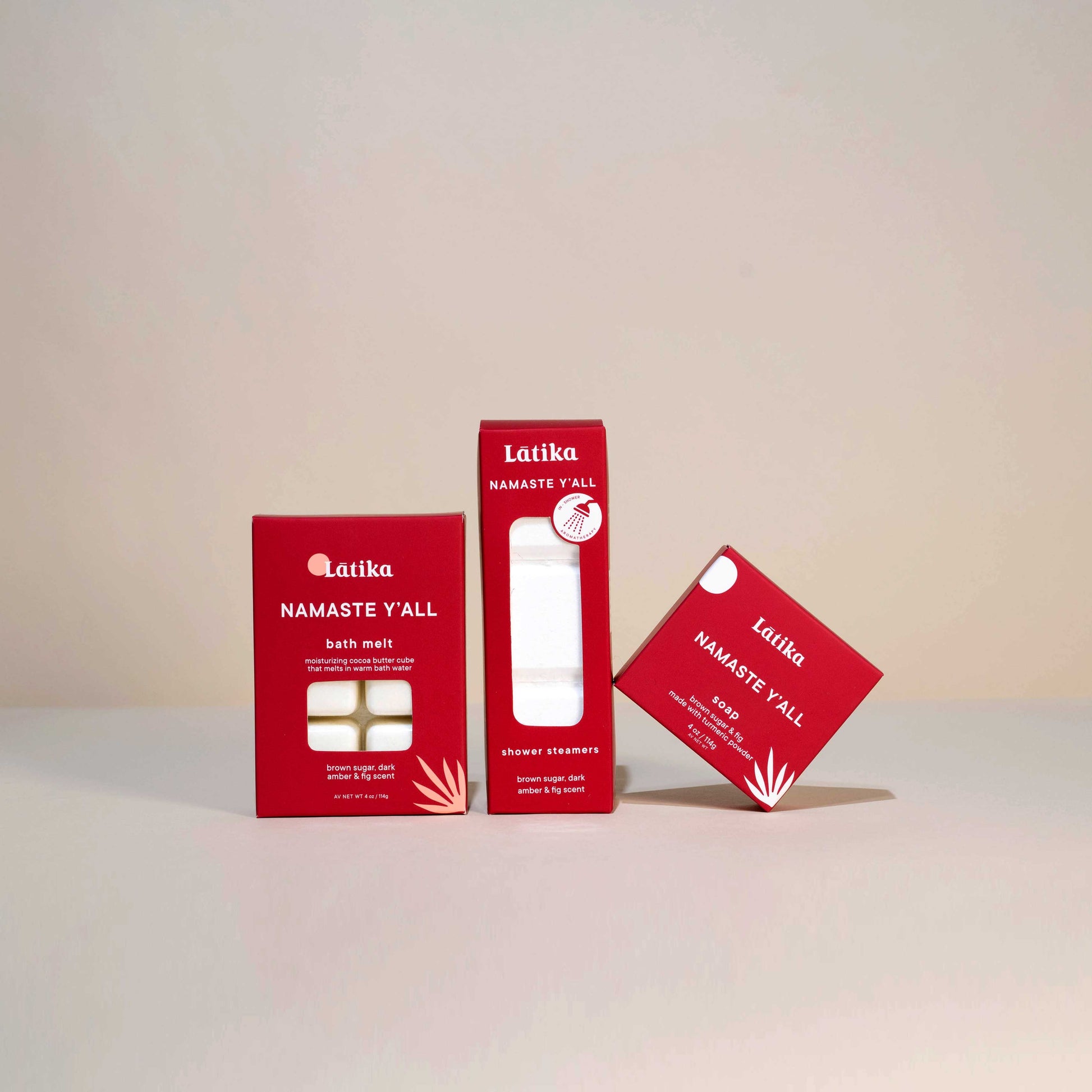 🌻Namaste Y'all - Solid lotion, Massage bar, bath melt 💗red Latika Beauty