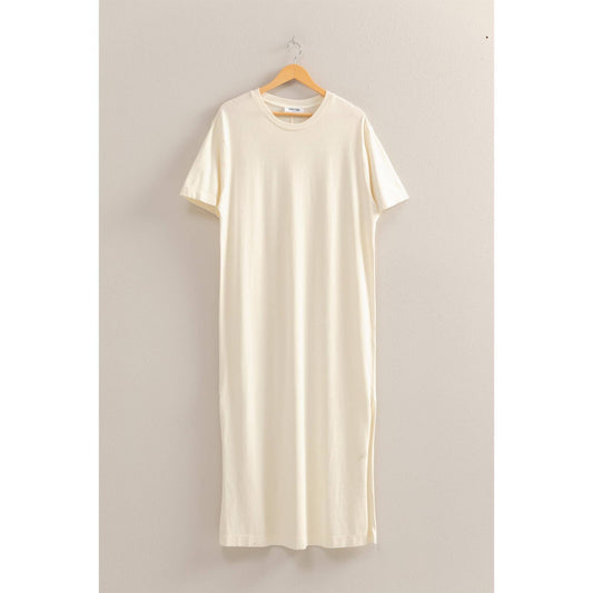 HYFVE - Short Sleeve T-Shirt Maxi Knit Dress