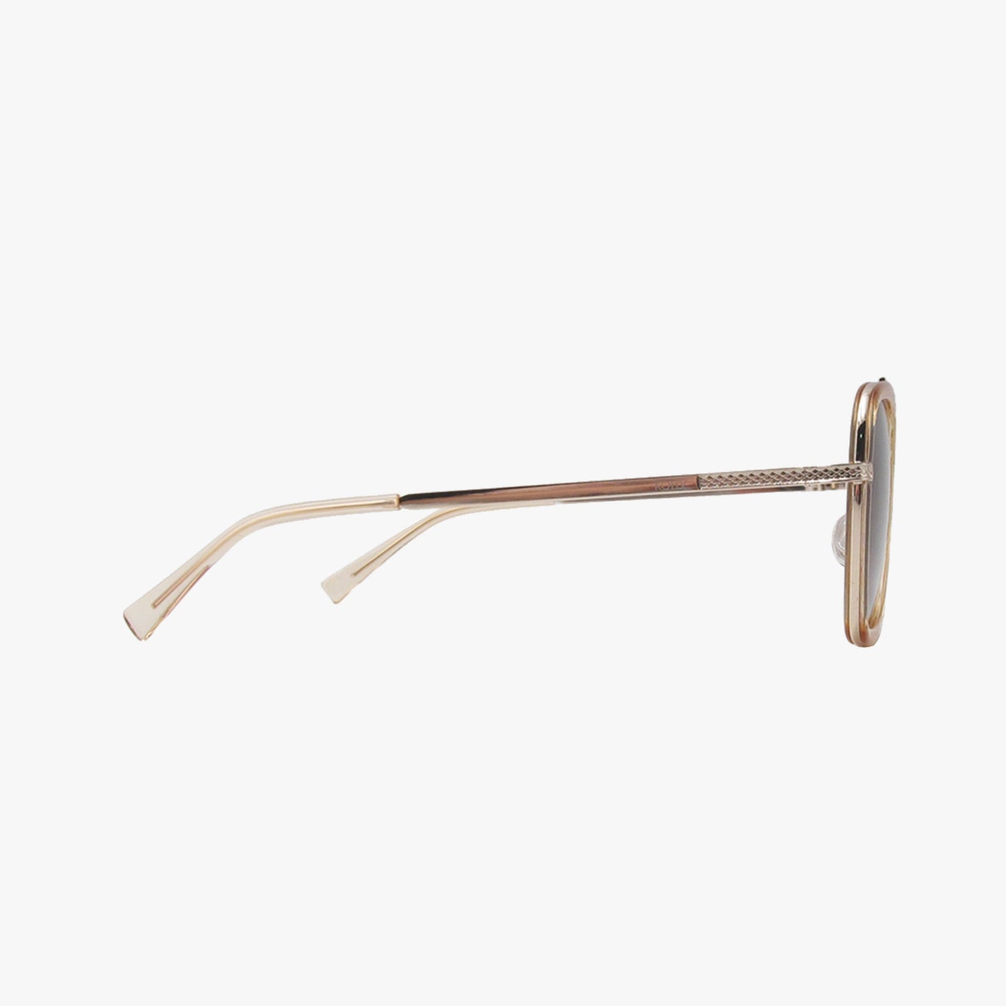 Kohv-LEX CHAMPAGNE Polarized Navigator Metal Sunglasses - 926 West
