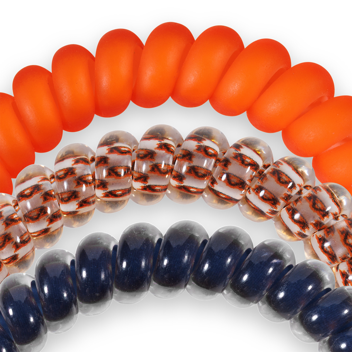 Spiral Hair Coils | Small | War Eagle! Hair Ties TELETIES