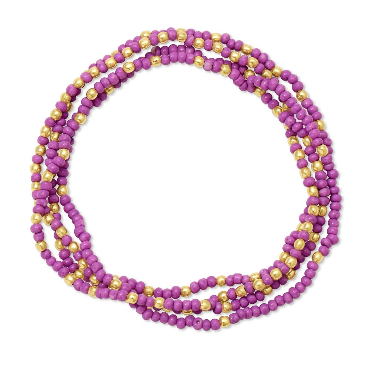 SPLENDID IRIS - Solid Color 2mm Seed Bead Bracelets - 926 West