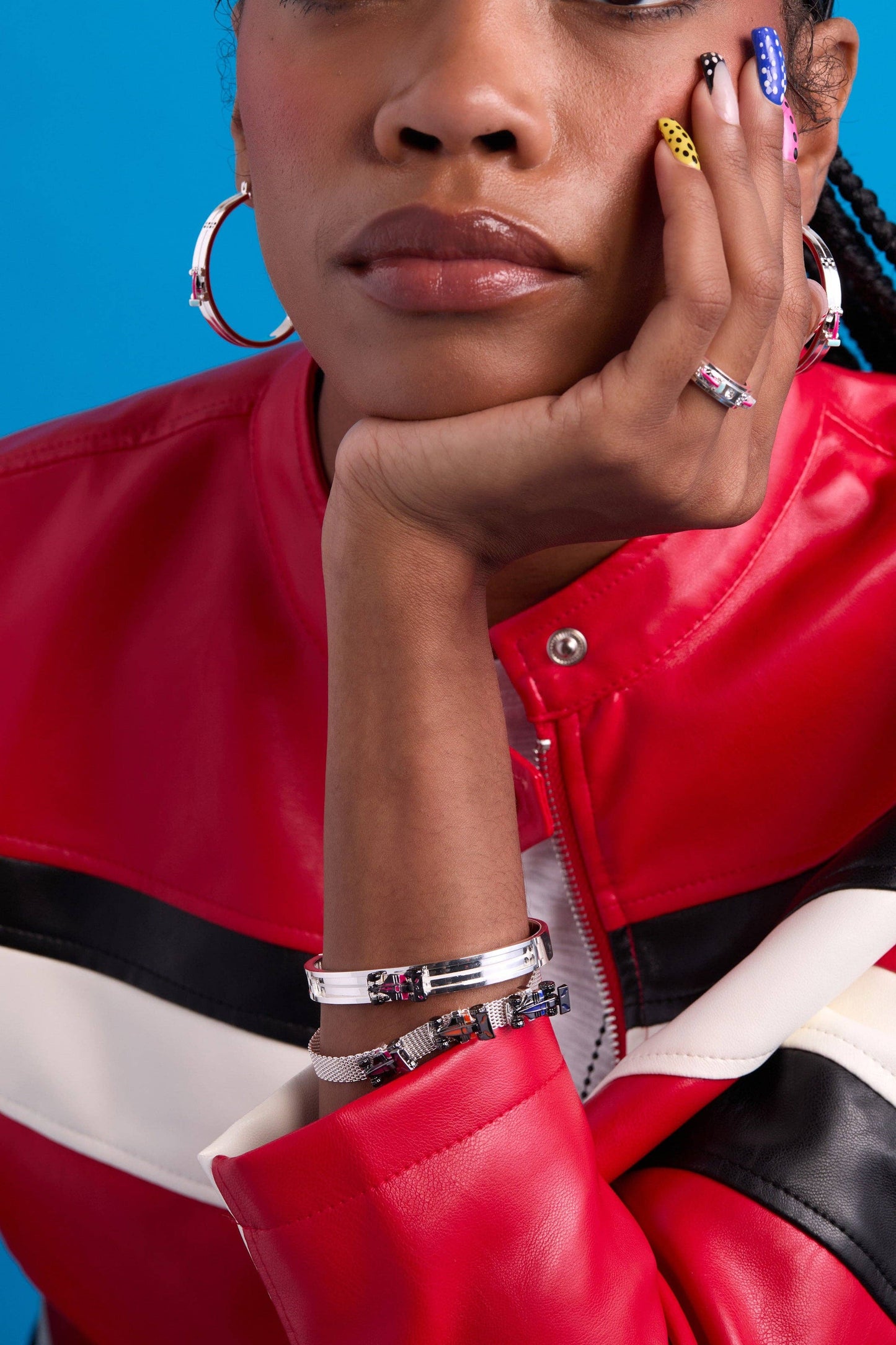 ALEX + ANI - Hot Wheels™ Moveable Racecar Hinge Bangle