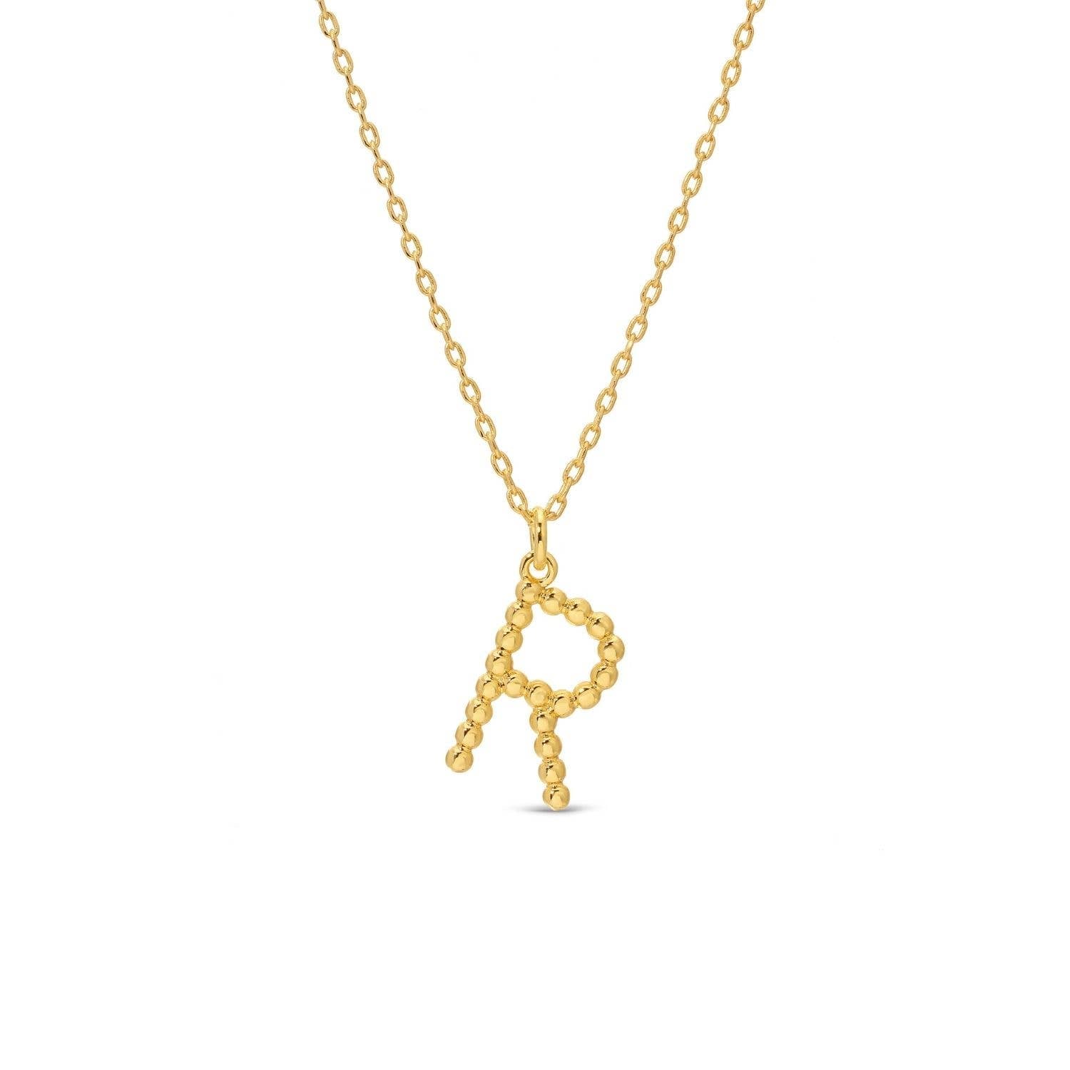 Splendid Iris - Delicate Initial Pendant - Assorted - 926 West