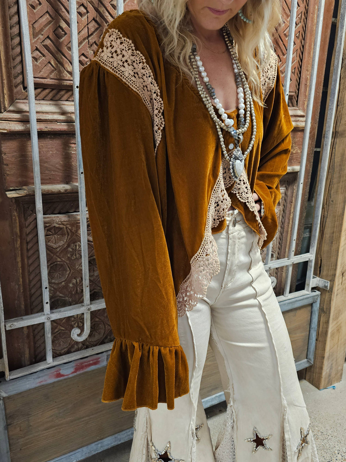 A Rare Bird Lucky Penny Velvet Jacket Bundle One Size