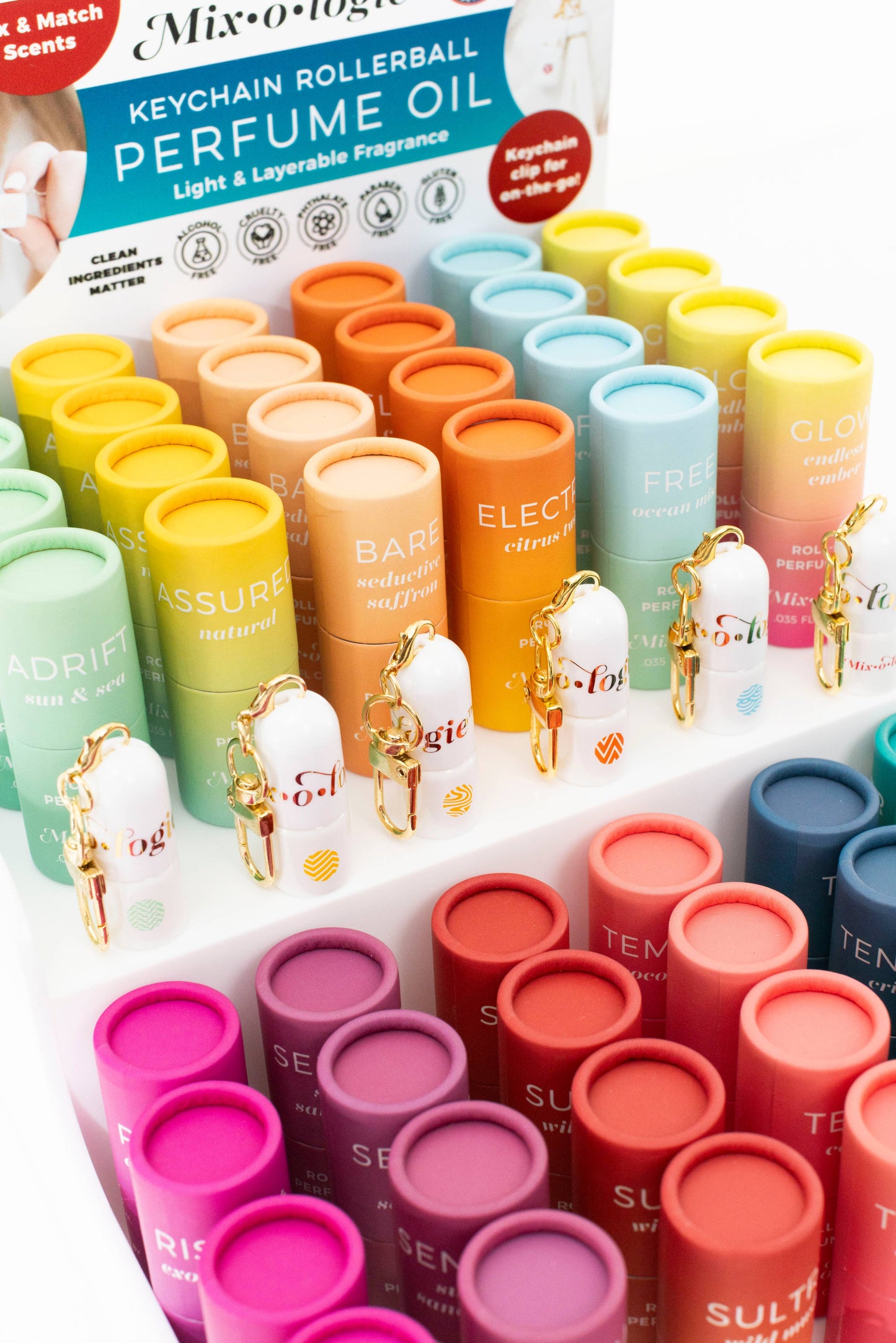 Keychain Mini Rollerball Perfume Bag Charm