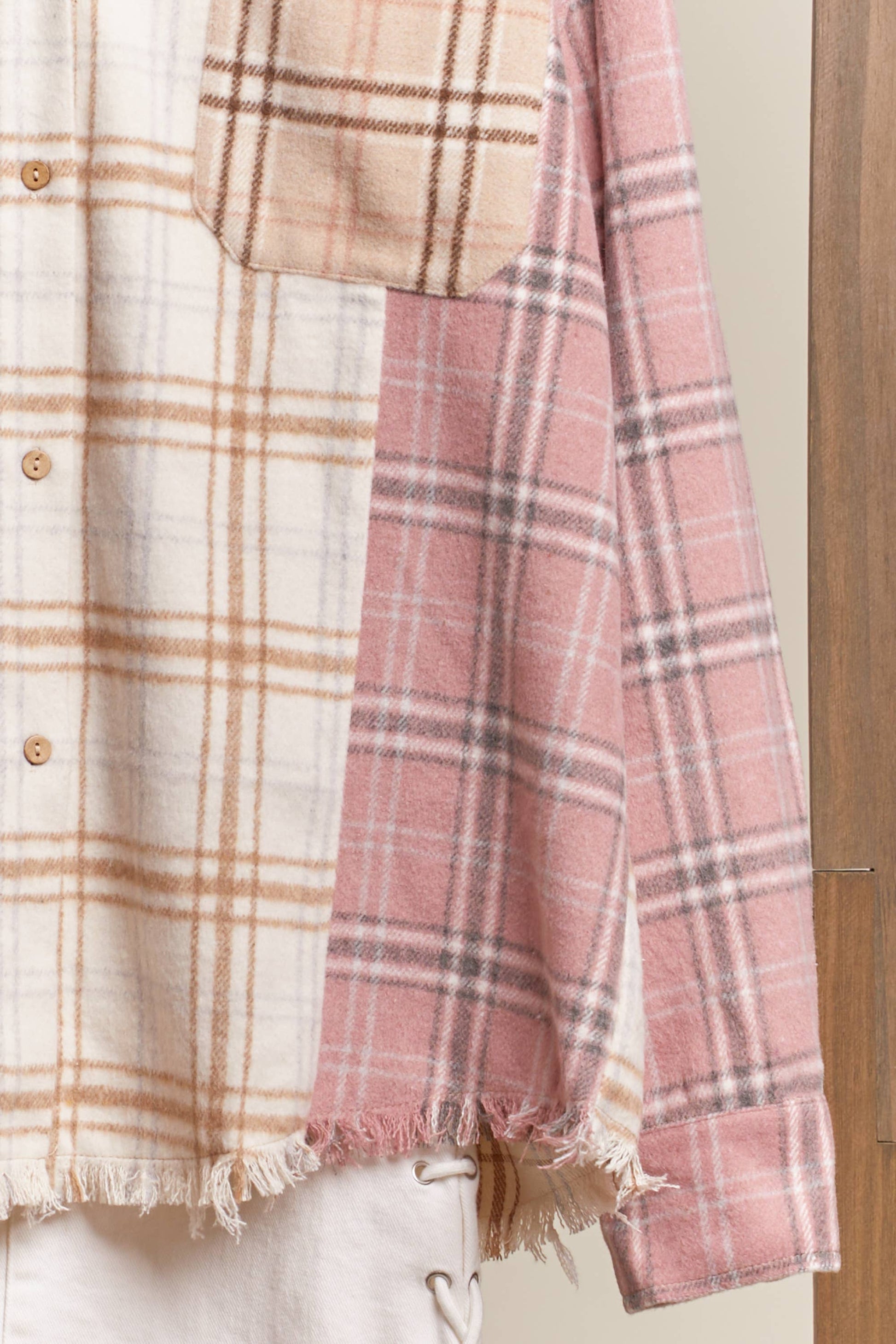 Plaid Oversize Shacket Mello.