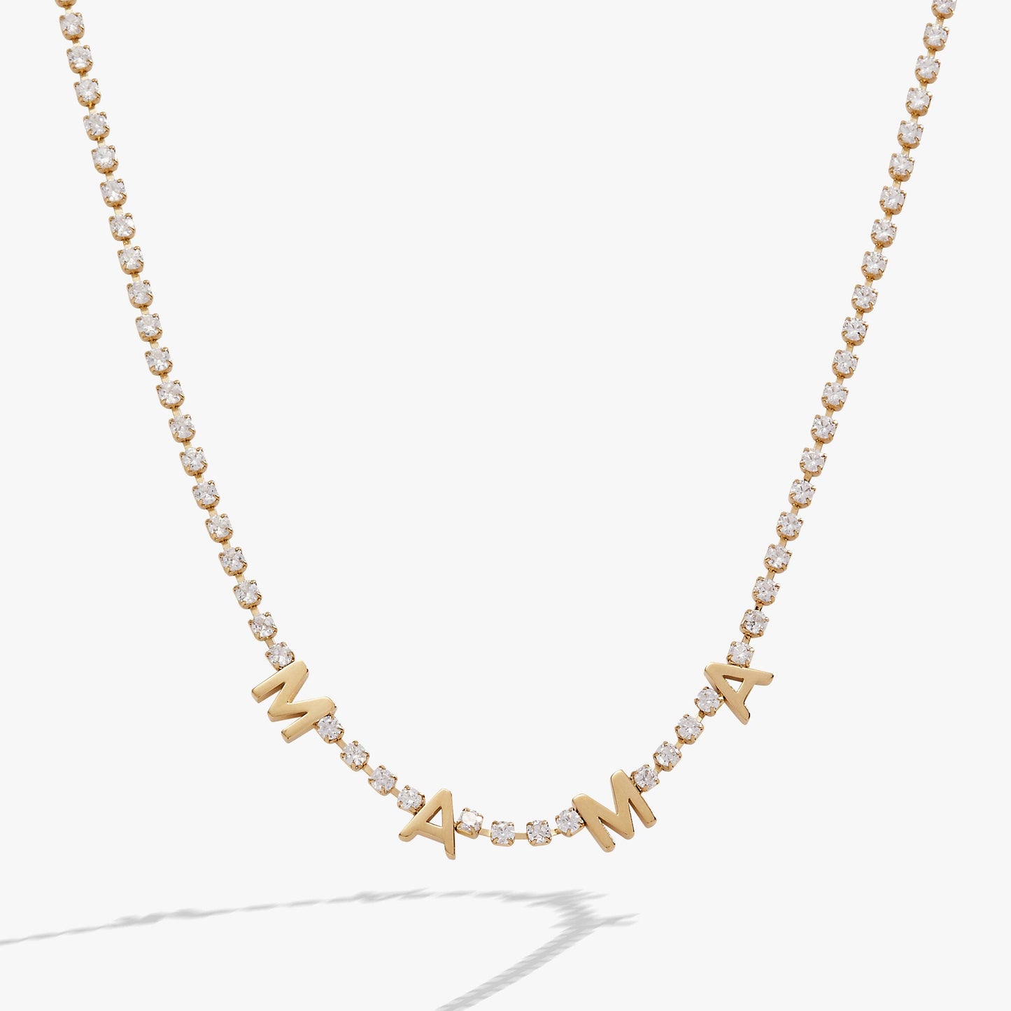 ALEX + ANI - "Mama" Crystal Tennis Necklace - 926 West