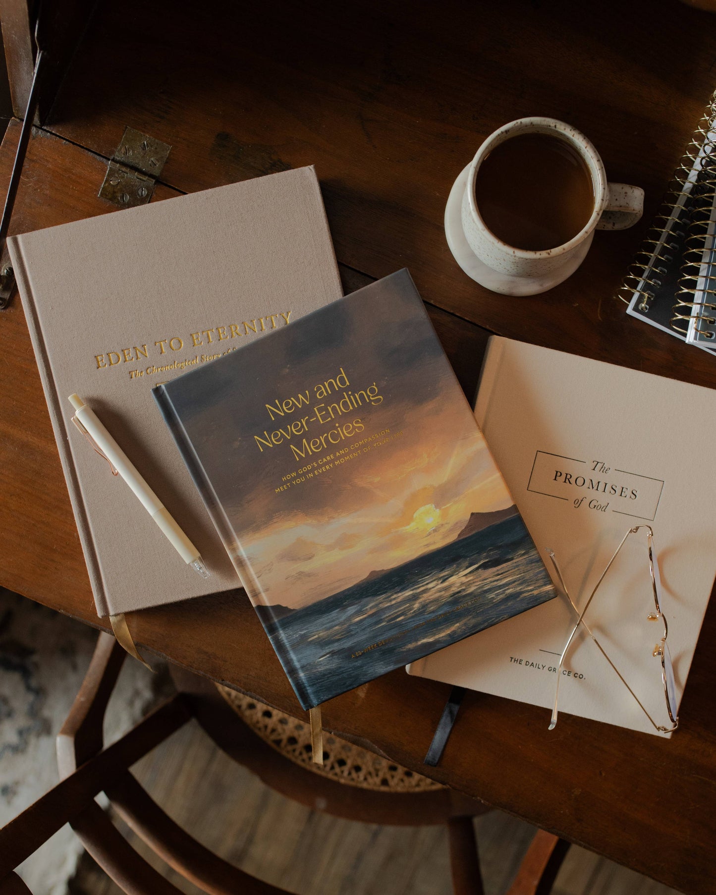 New and Never-Ending Mercies | 52-Week Devotional Coffee Table Book - 926 West