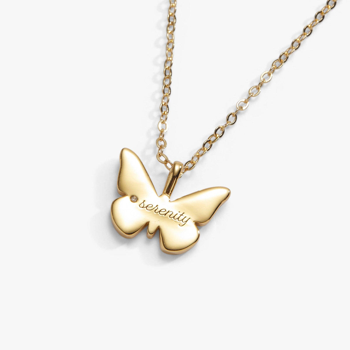Alex & Ani October 'Serenity' Butterfly Birthstone Pendant