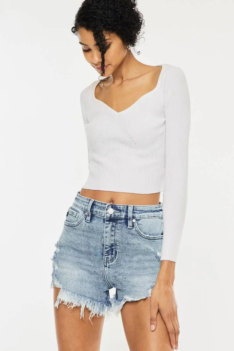 Kancan High Rise Frey Shorts 926 WEST