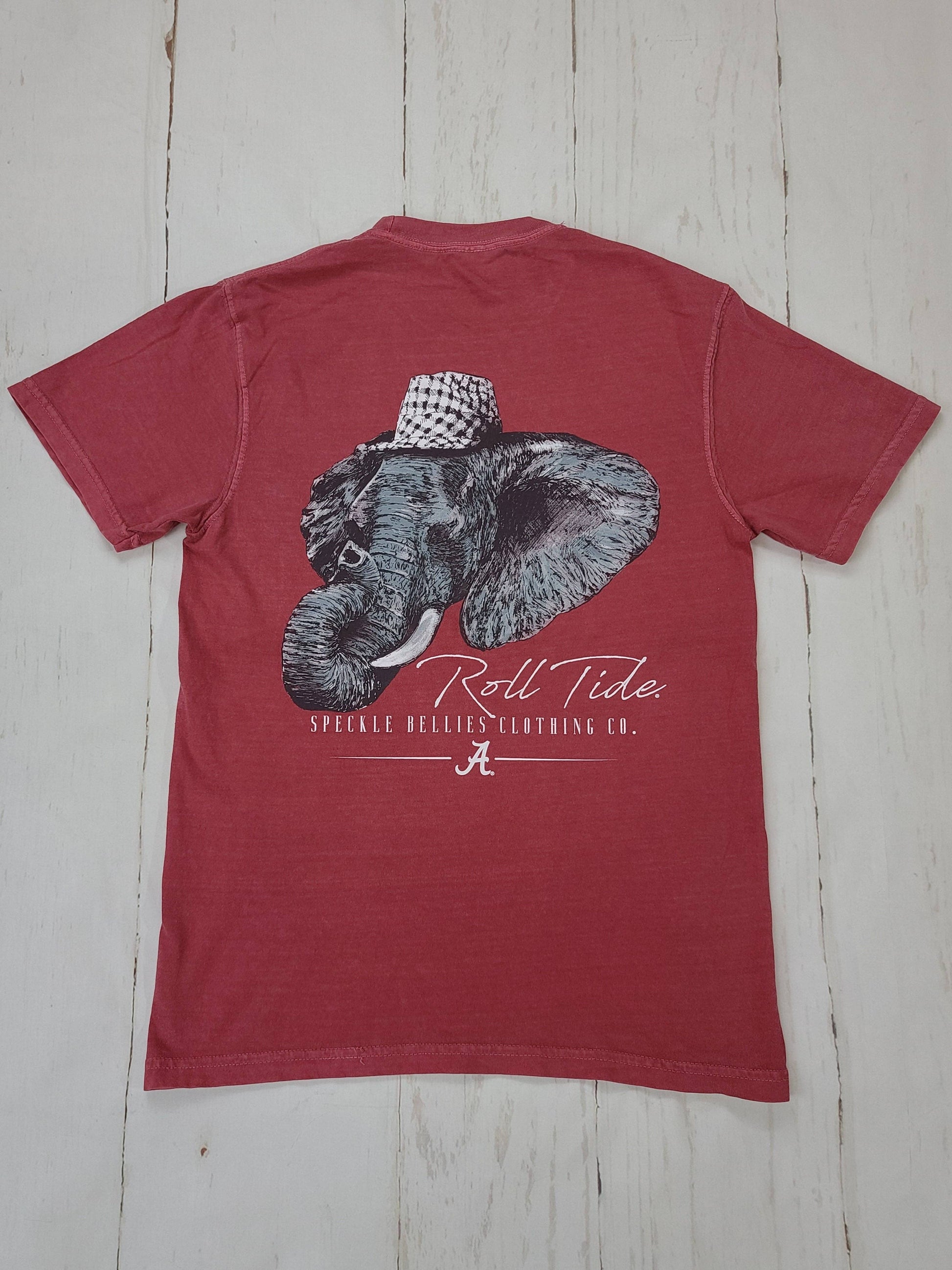 Roll Tide Houndstooth Elephant Tee 926 WEST