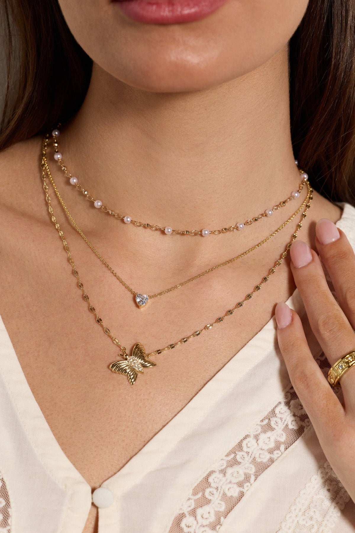 ALEX + ANI - Festival Stranded™ Butterfly Necklace