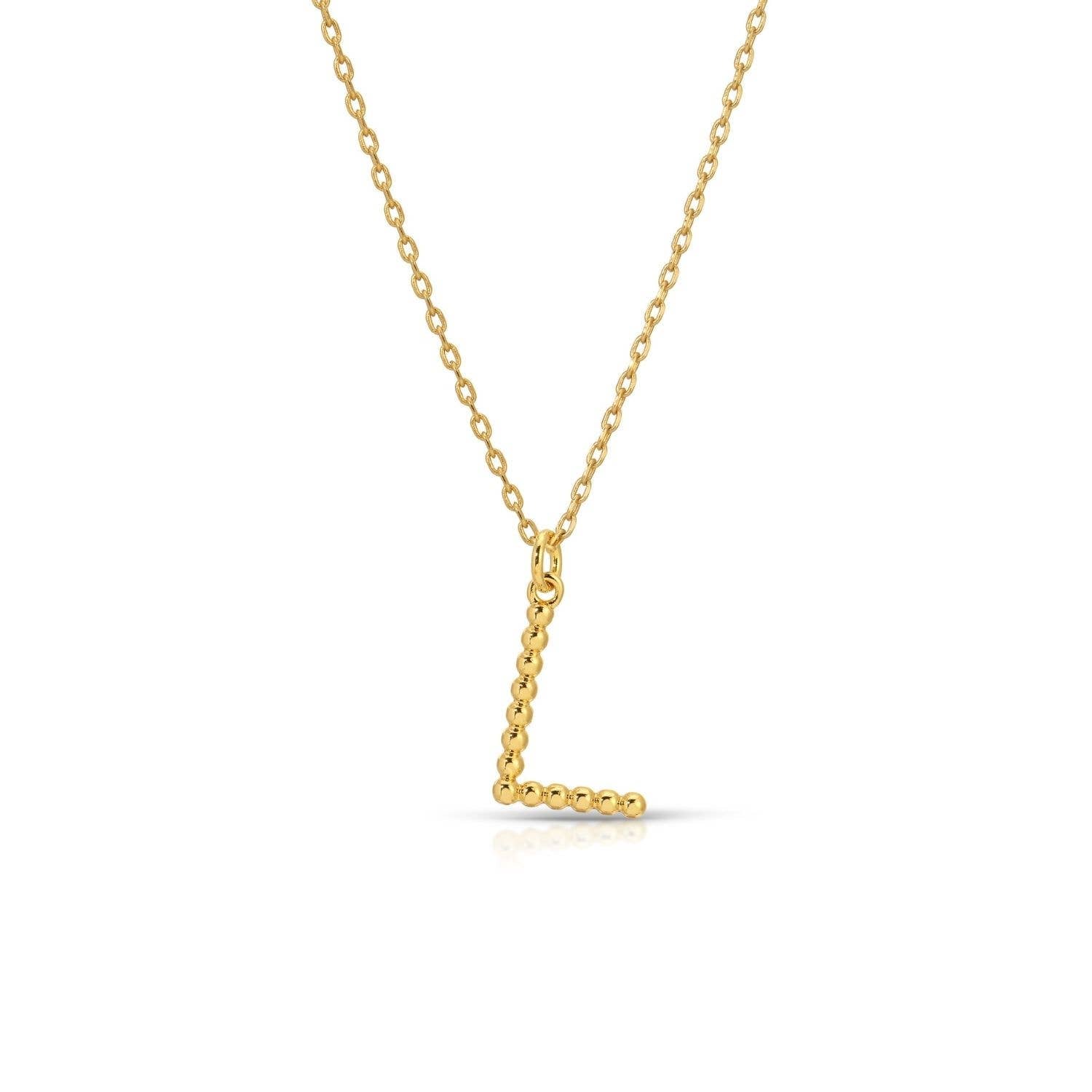 Splendid Iris - Delicate Initial Pendant - Assorted - 926 West