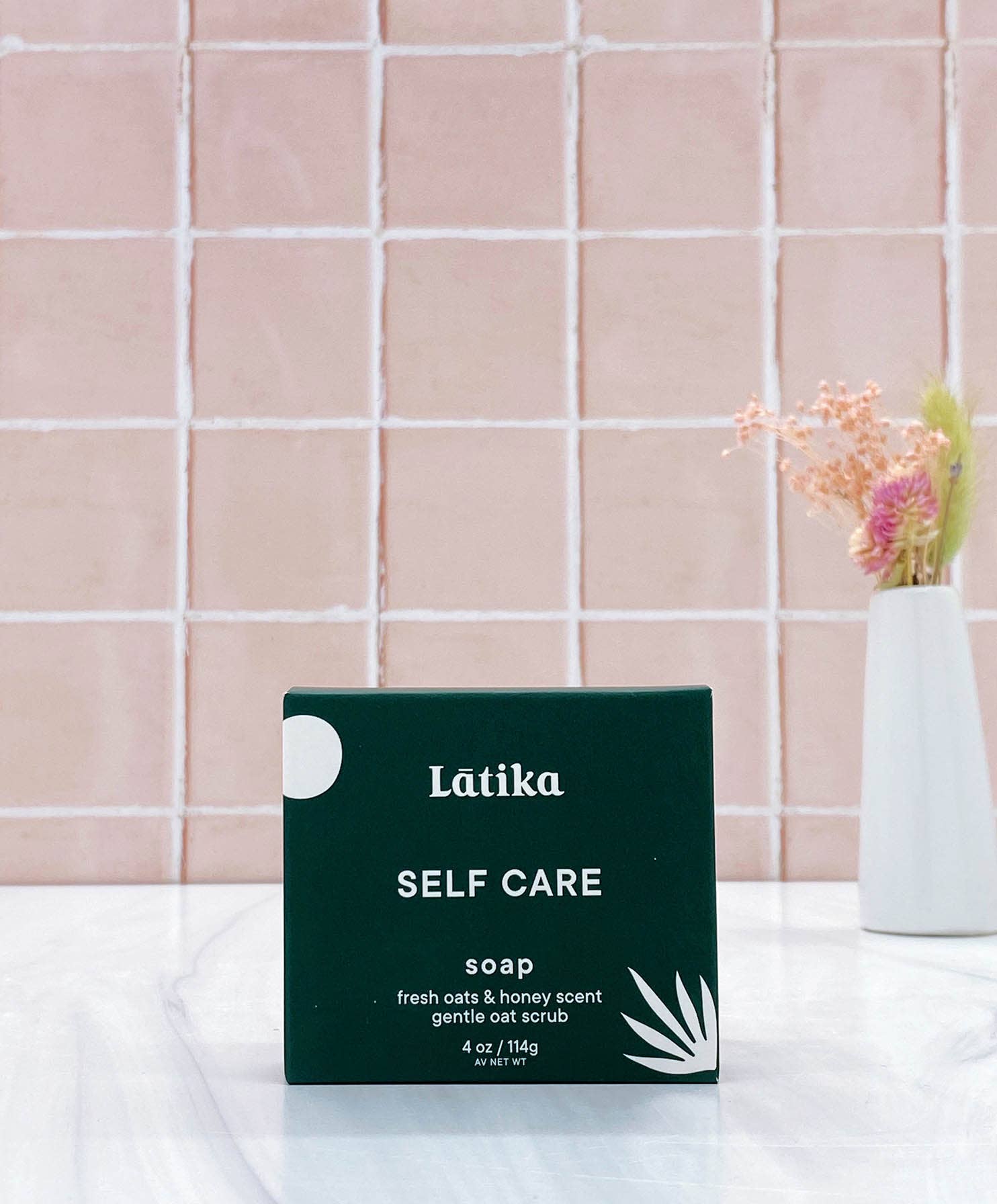 Self Care - Hydrating oat scrub- Soap 💙 Latika Beauty