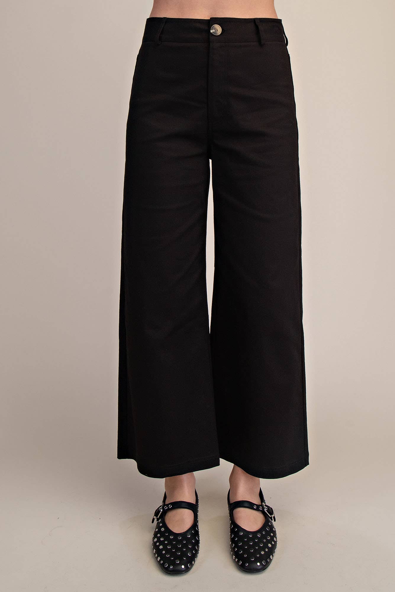 High Waist Wide Pants in Black