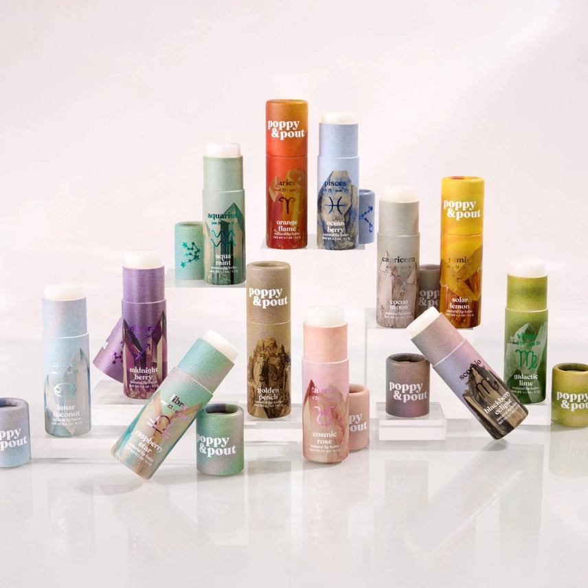 Poppy & Pout Lip Balm Zodiac Cosmic Collection