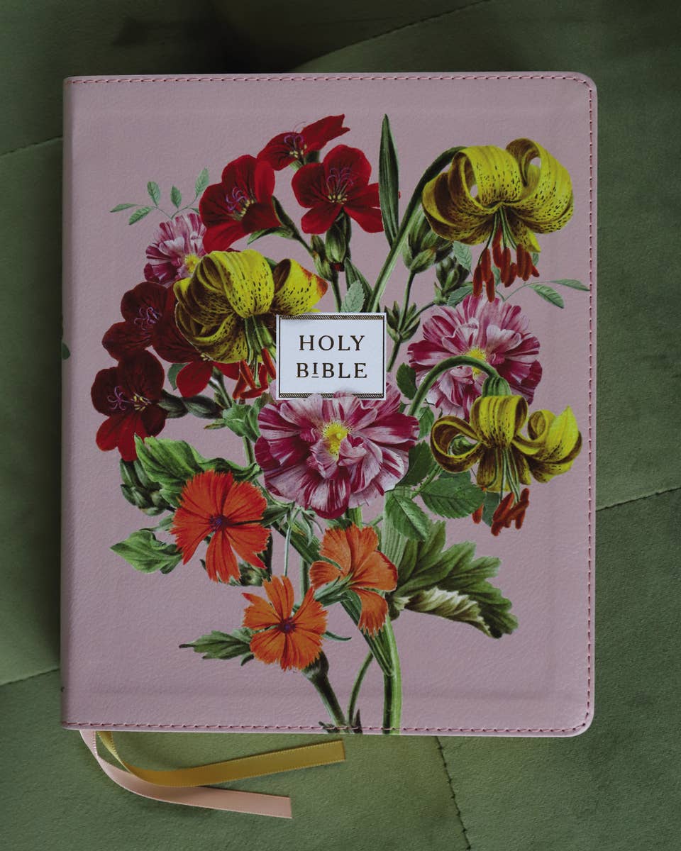 NIV Artisan Collection Bible Leathersoft Blush Floral - 926 West